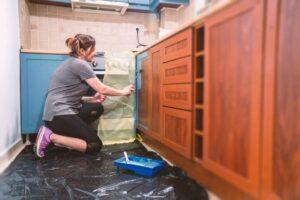 how to paint furniture with a sprayer